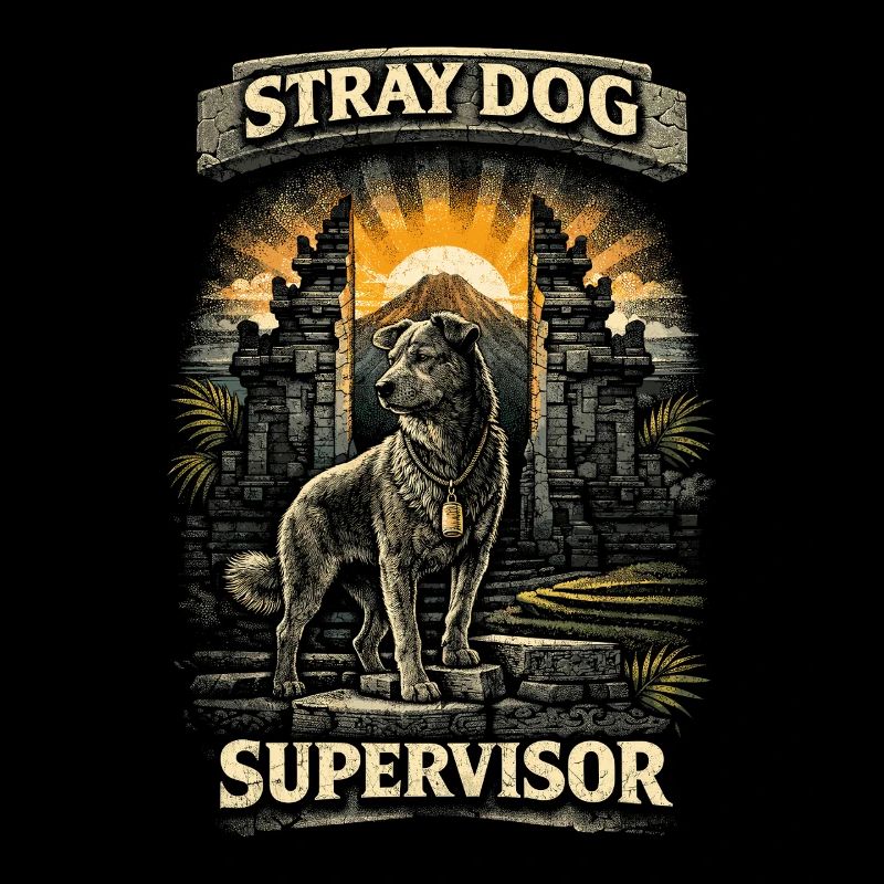 Bali Reise Stray Dog Supervisor