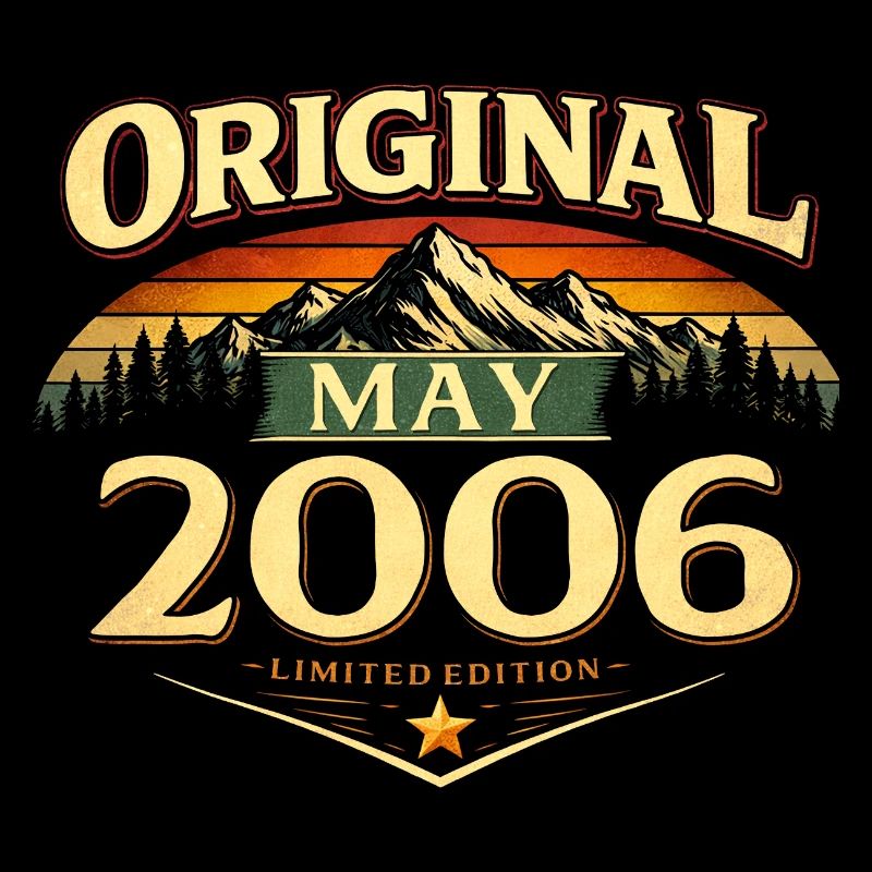20th Birthday Gift Original May 2006