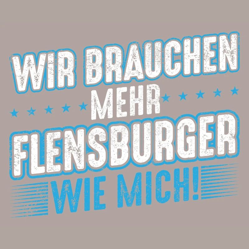 Flensburg Flensburger Männer Spruch Geschenk