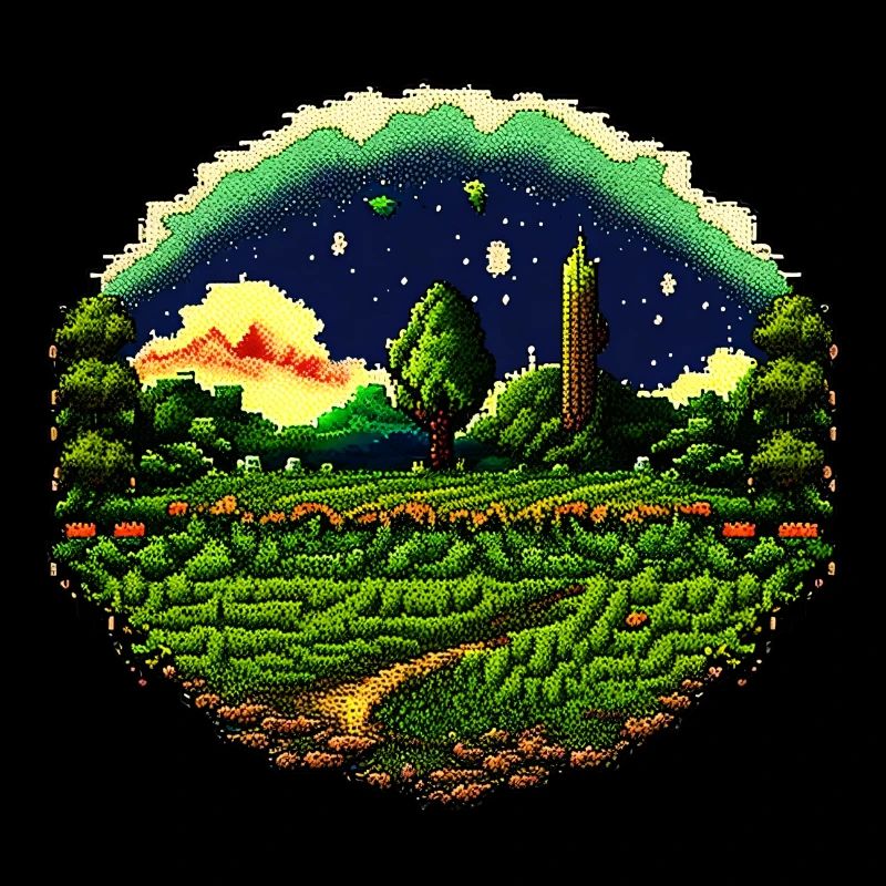 Champ pixelisé