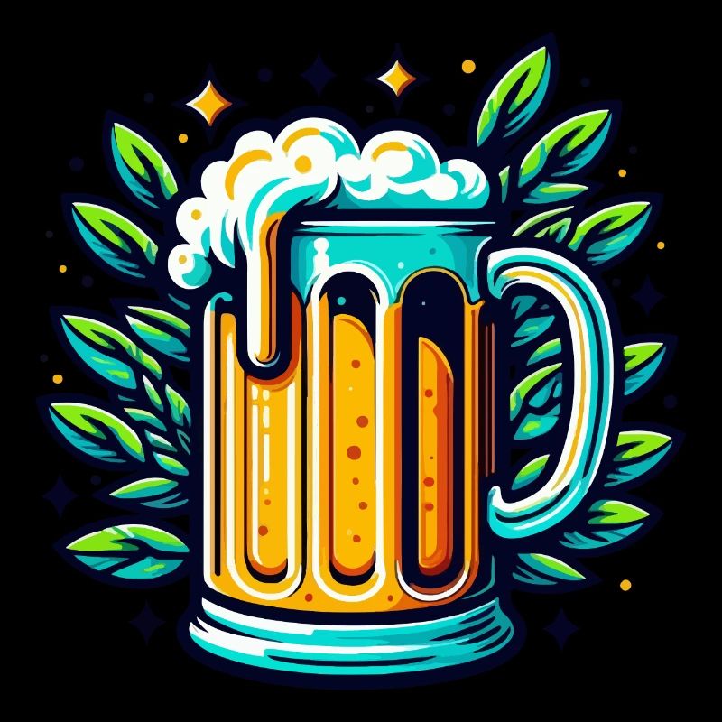 BIÈRE PRESSION, BOISSON, BOISSON, PICHET, MALT, HOUBLON