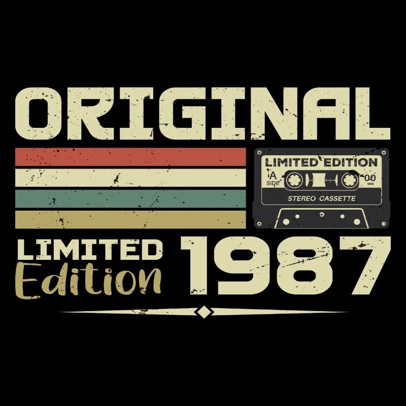 Retro 1987 Geburtstagsgeschenk Geboren 1987 Original