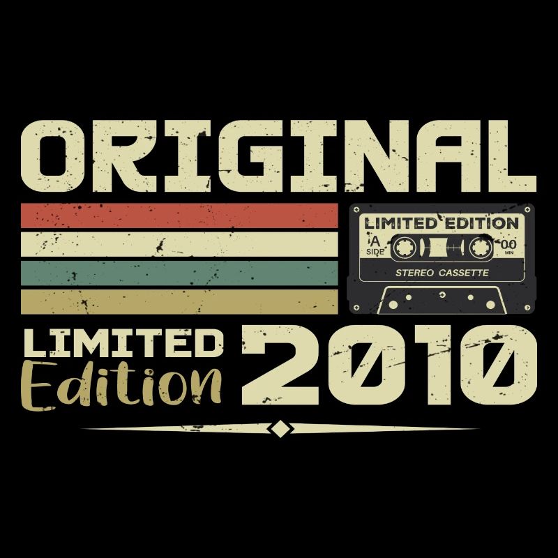 Retro 2010 Geburtstagsgeschenk Geboren im Jahr 2010 Original