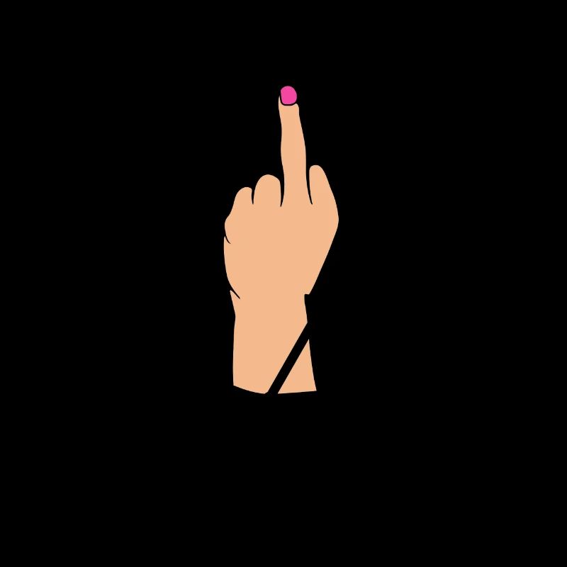 Mittelfinger Feminist