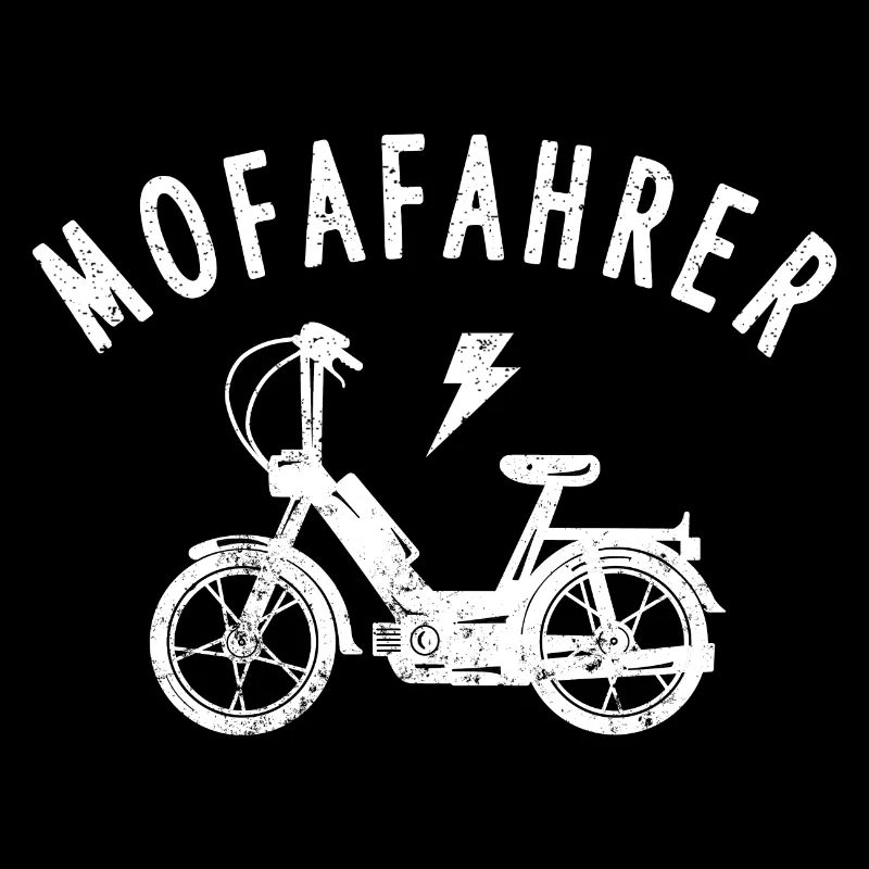 Mofa Moped Mofafahrer Mopedfahrer Mokick