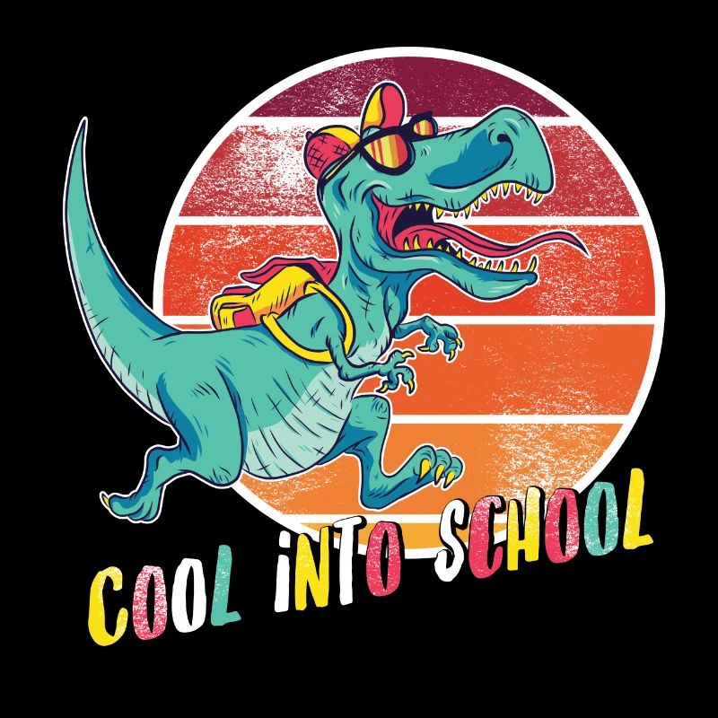 Cool into School T-Rex Einschulung Sonnenbrille