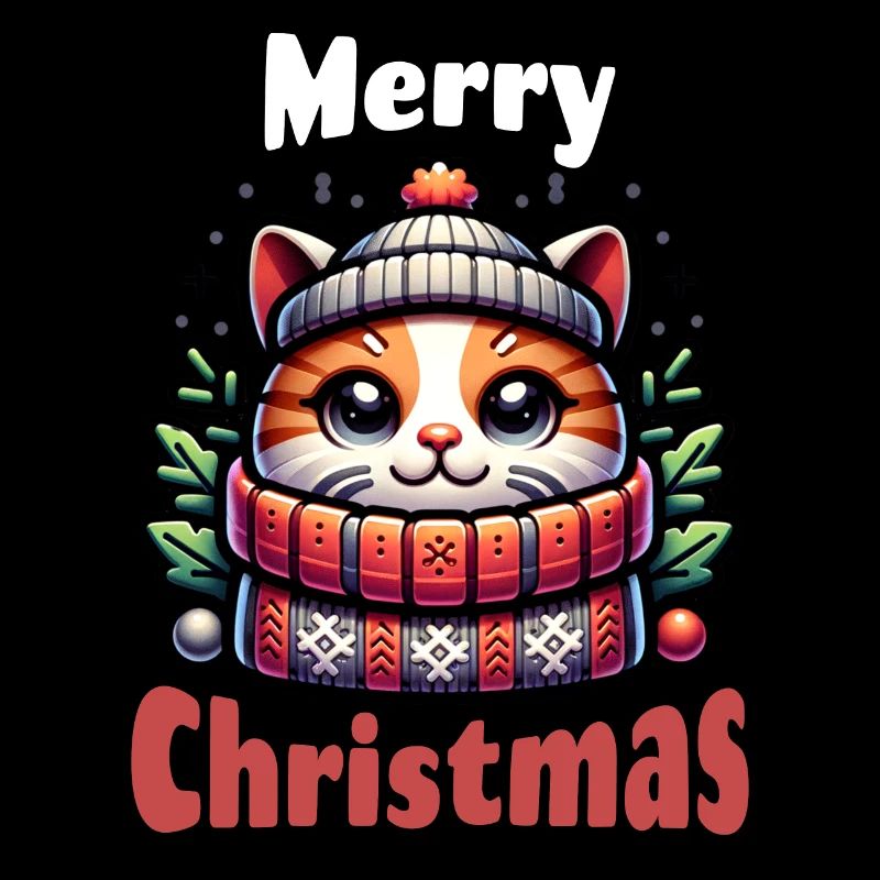 Chat Joyeux Noël