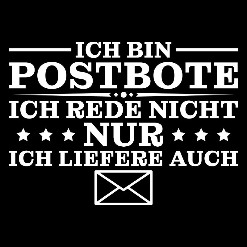 Zusteller Post Mitarbeiter Postbote