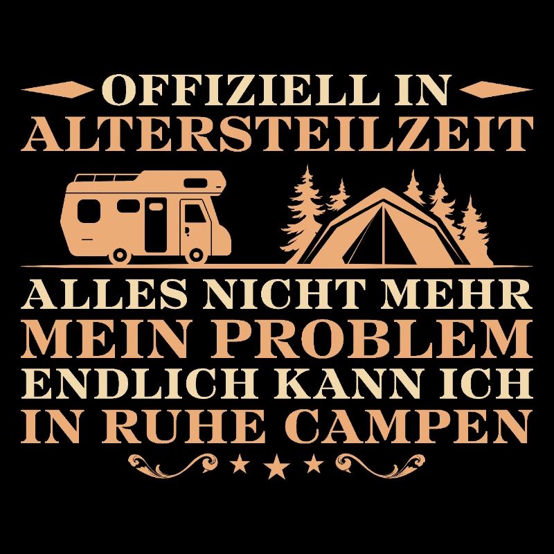 Frührente Camping Endlich in Altersteilzeit