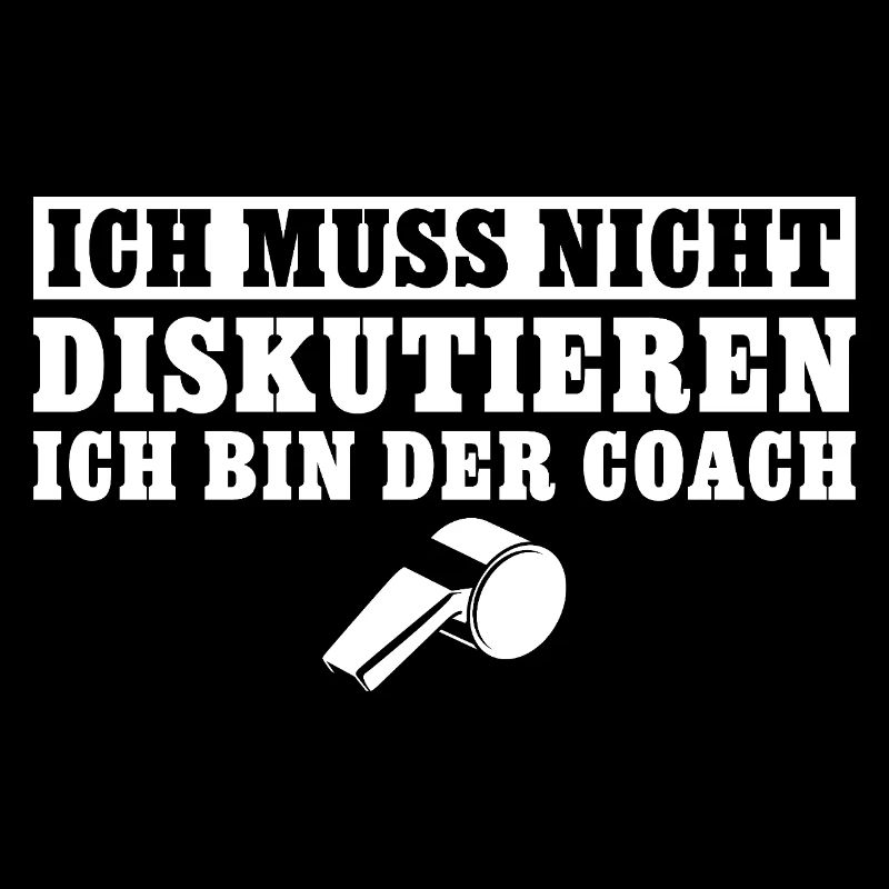 Fußballtrainer muss nicht diskutieren