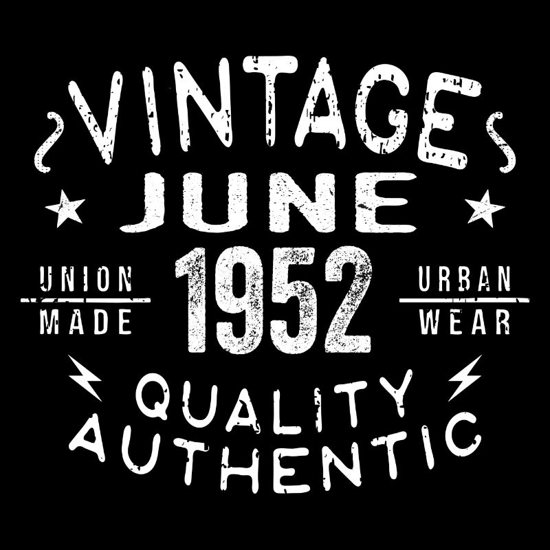 1952 Juni 1952 Jahrestag Juni 1952 Juni Geburtstag