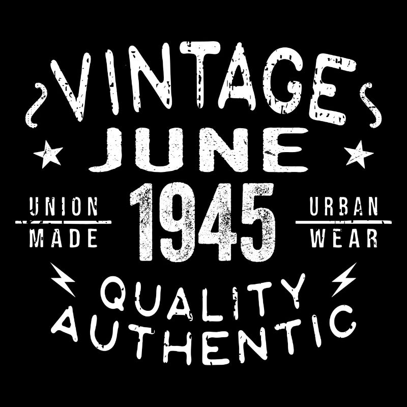 1945 Juni 1945 Jahrestag Juni 1945 Juni Geburtstag