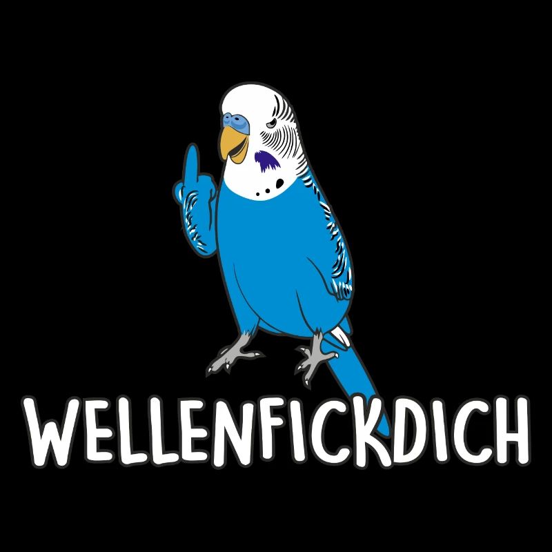 Wellenfickdich blau