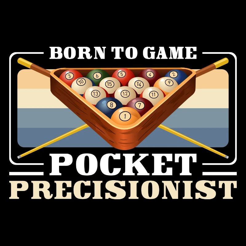 Pool Billiard Player Cue 8-Ball