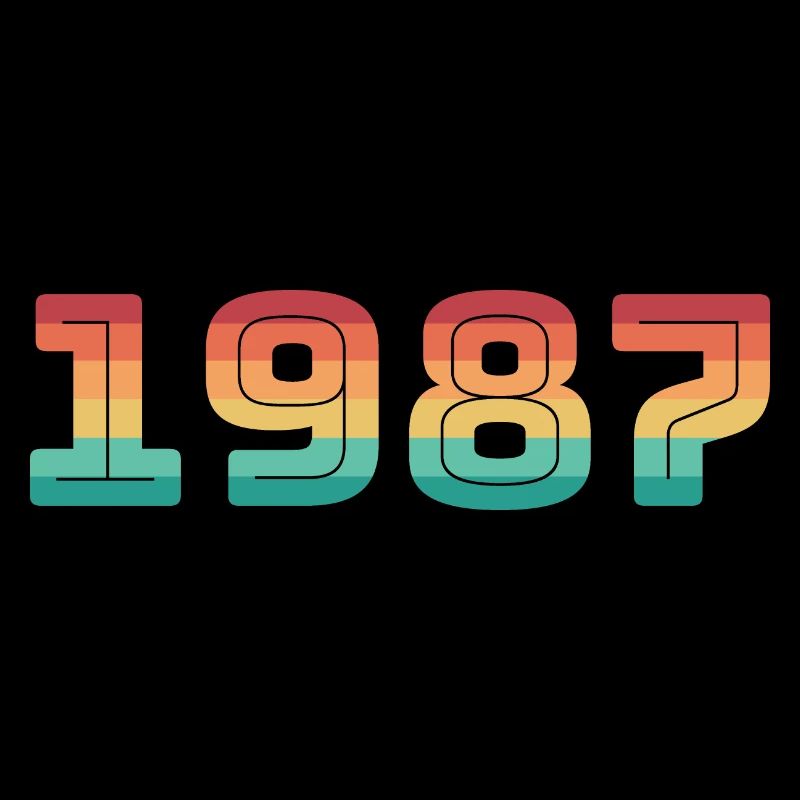 Année de naissance 1987 Année de naissance Vintage Date de naissance