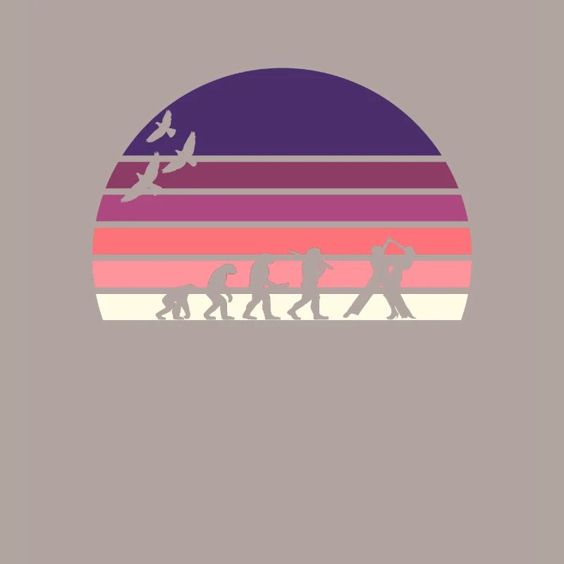 retro vintage sunset évolution DANSE