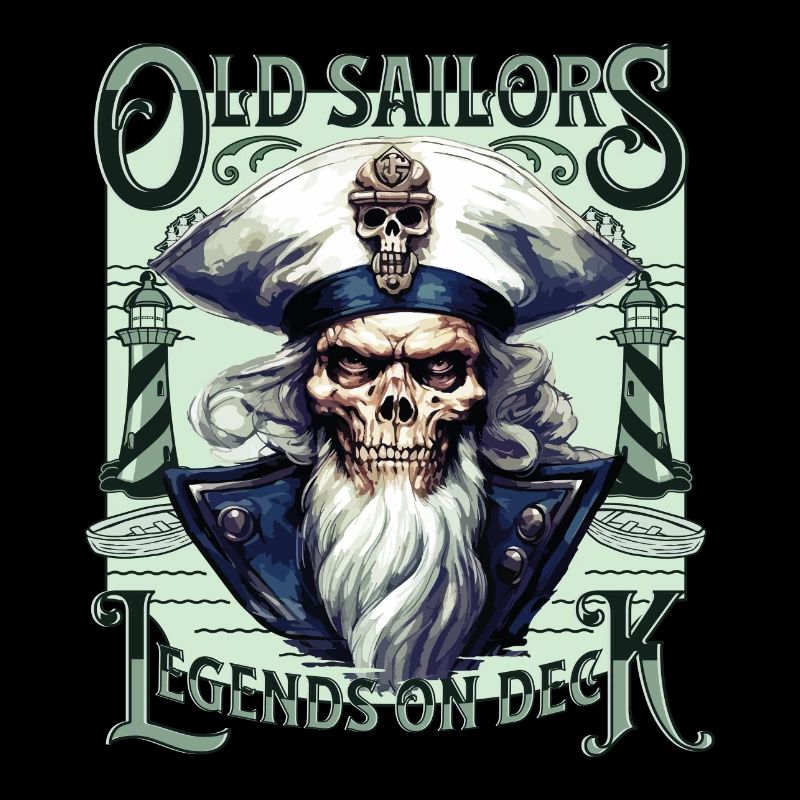 Sailor Skull Skull Captain Ahoy Ship