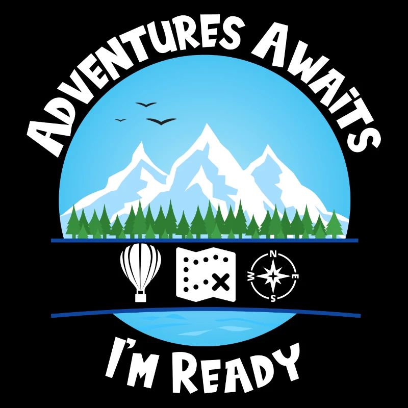 Adventures Awaits Blue Ich bin bereit