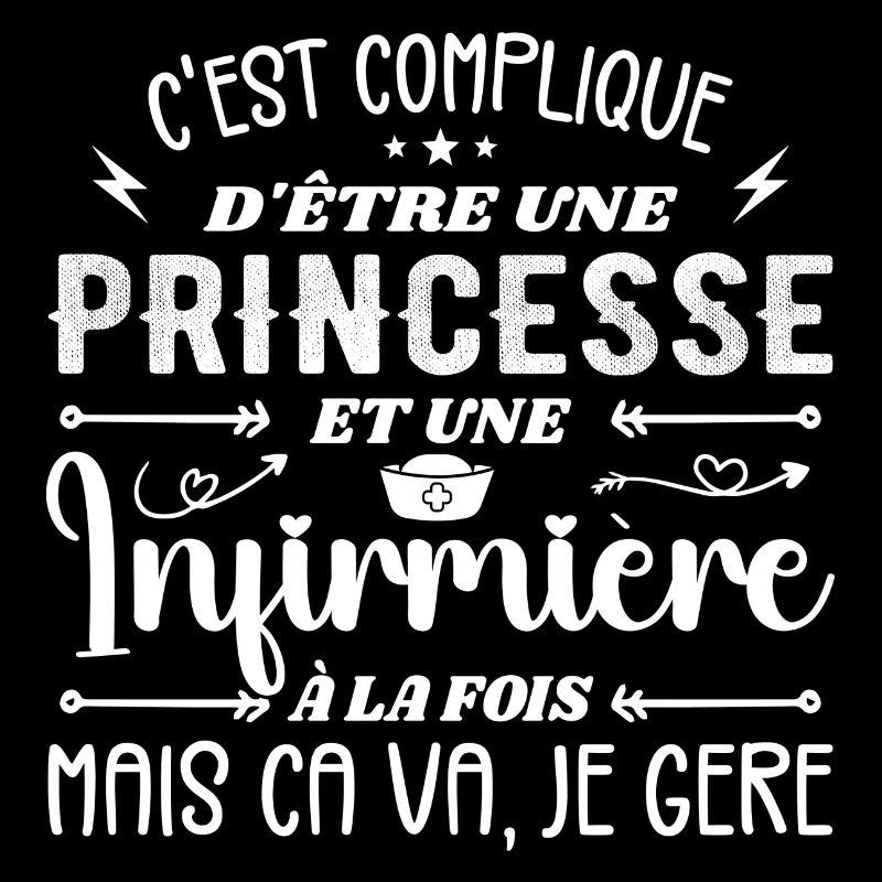 Princesse et Infirmière Cadeau Infirmière