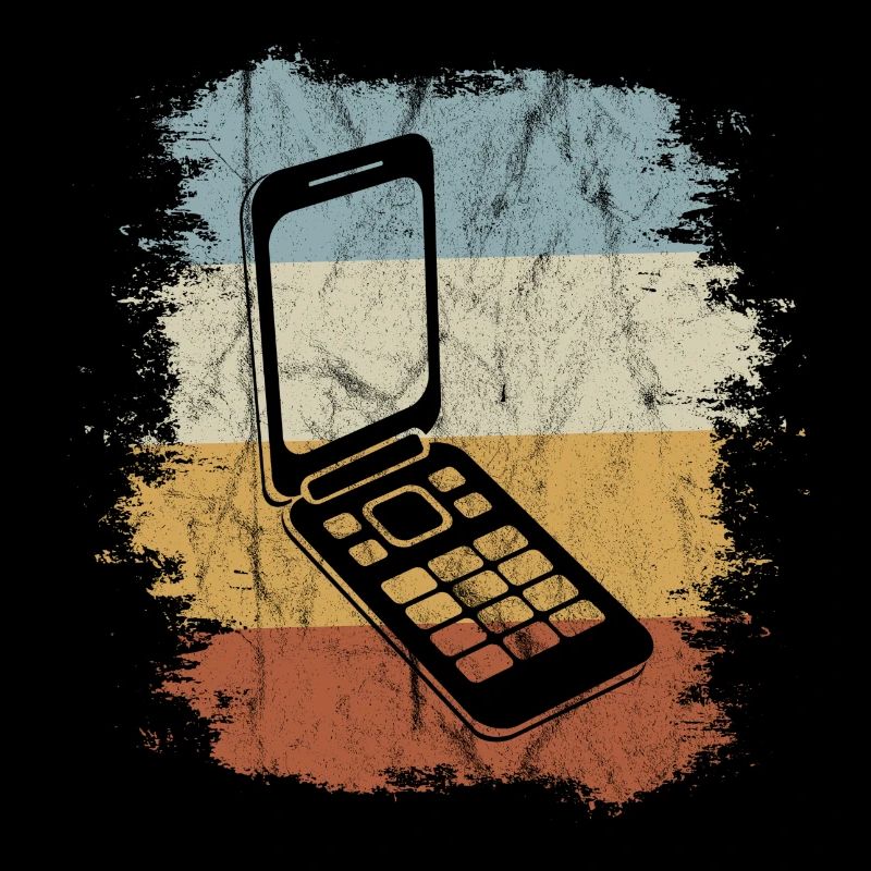 Rétro Old School Folding Phone Vintage Flipphone