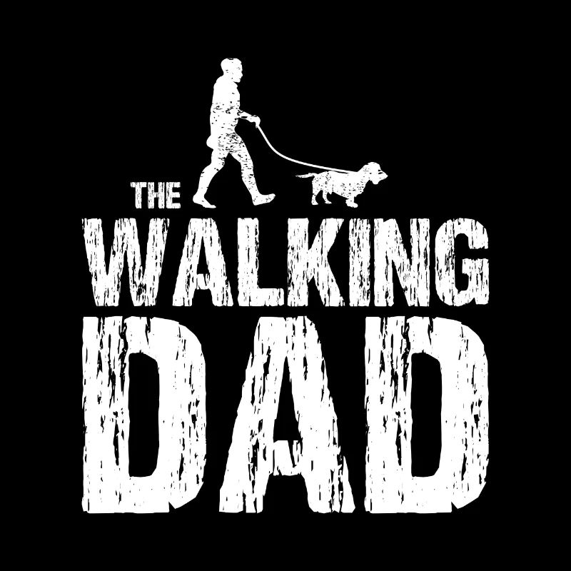 Wire-haired dachshund The Walking Dad for owner Papa