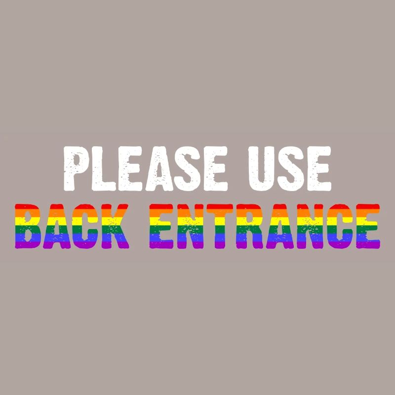 Please Use Back Entrance
