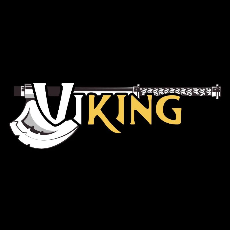 wikinger viKING nordisch keltisch mit Wikingeraxt