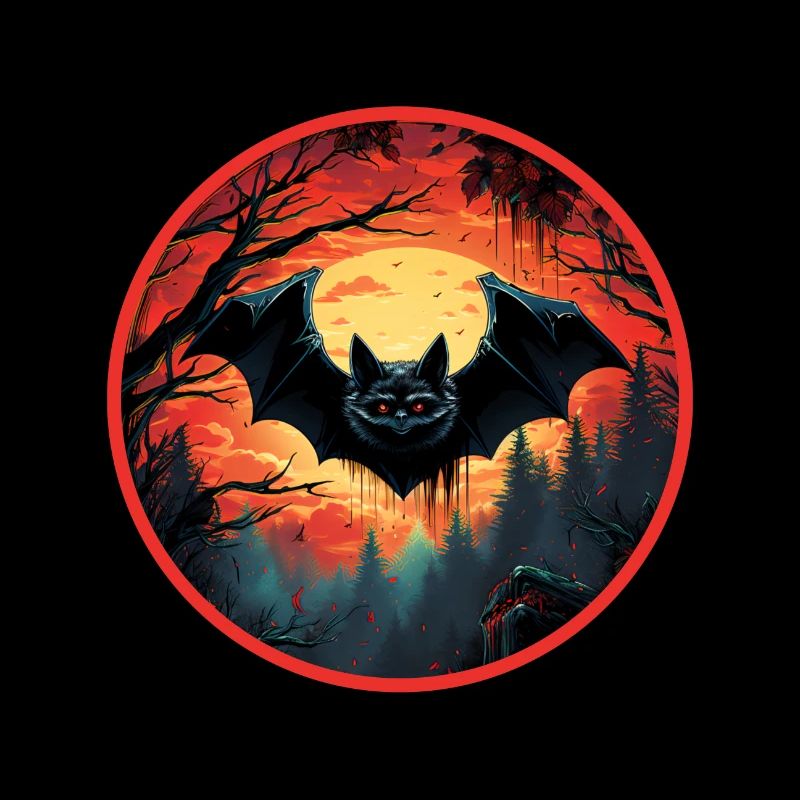 Bats Bat Flying Foxes Halloween