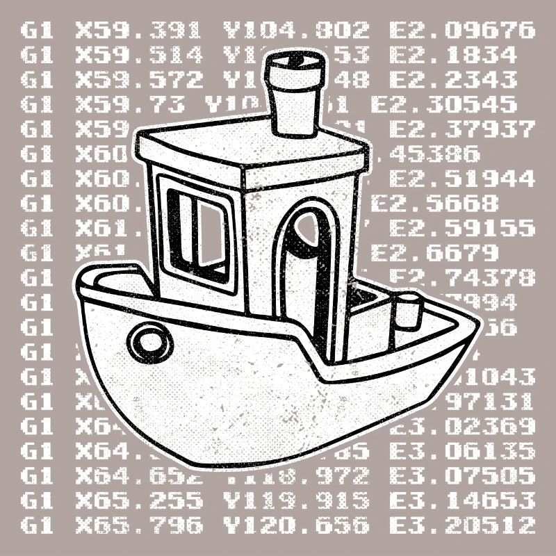 Benchy 3D gcode test hobby modeling
