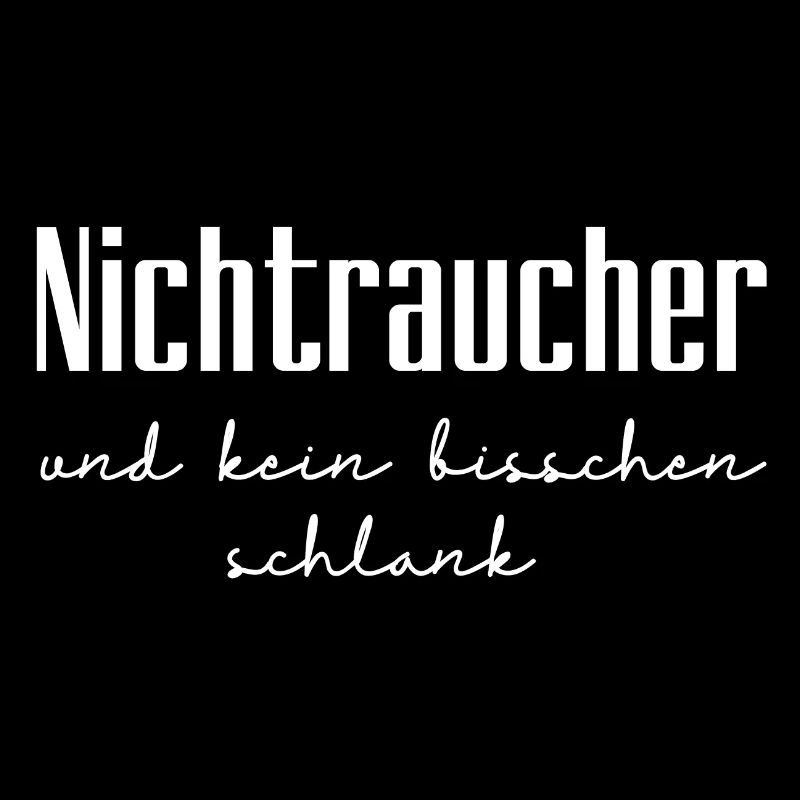 Nichtraucher und kein bisschen schlank