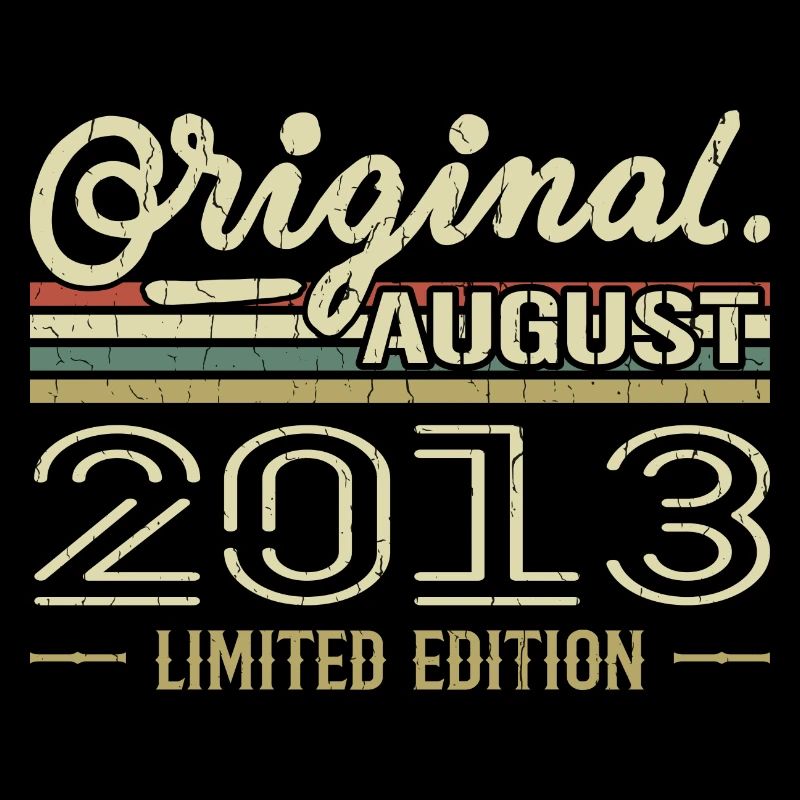 August 2013 Birthday August 2013 August 2013 Retro