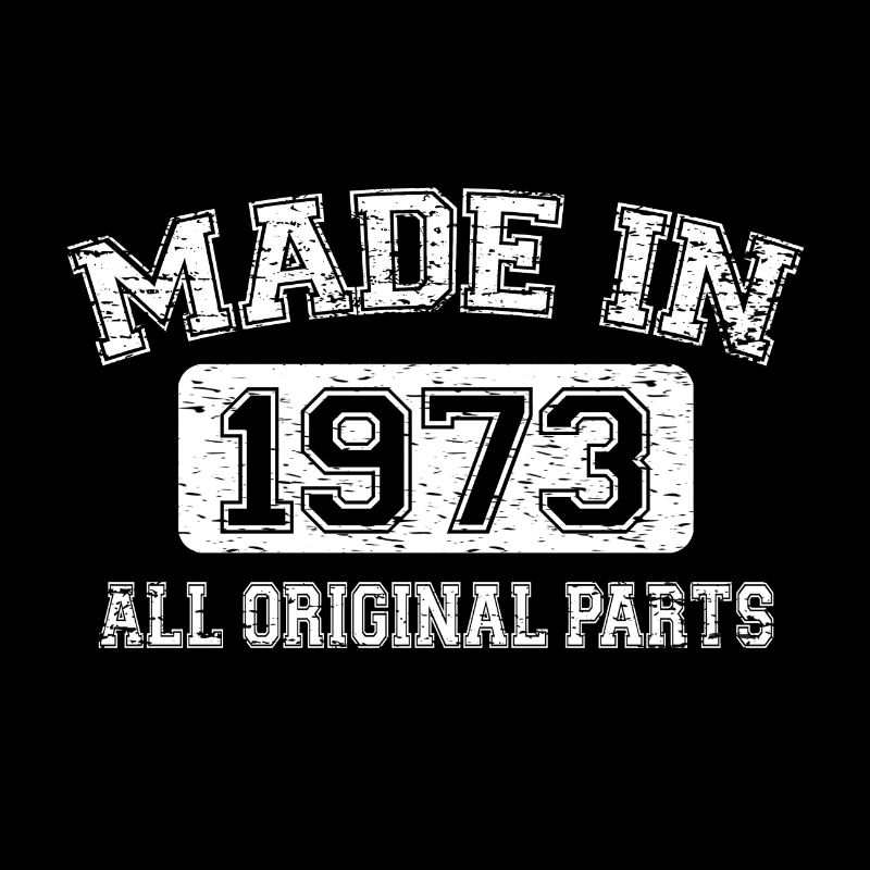 49. Geburtstag Made in 1973 All Original Parts