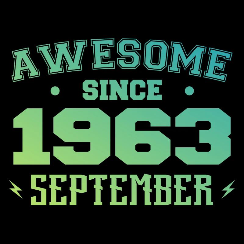 September 1963 Birthday Gift September 1963