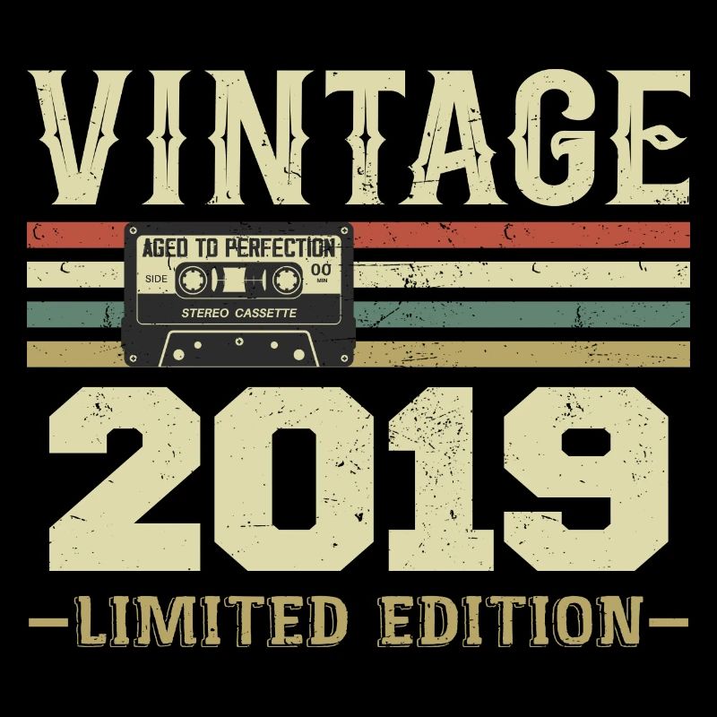 Vintage 2019 Retro Geburtstagsgeschenk 2019