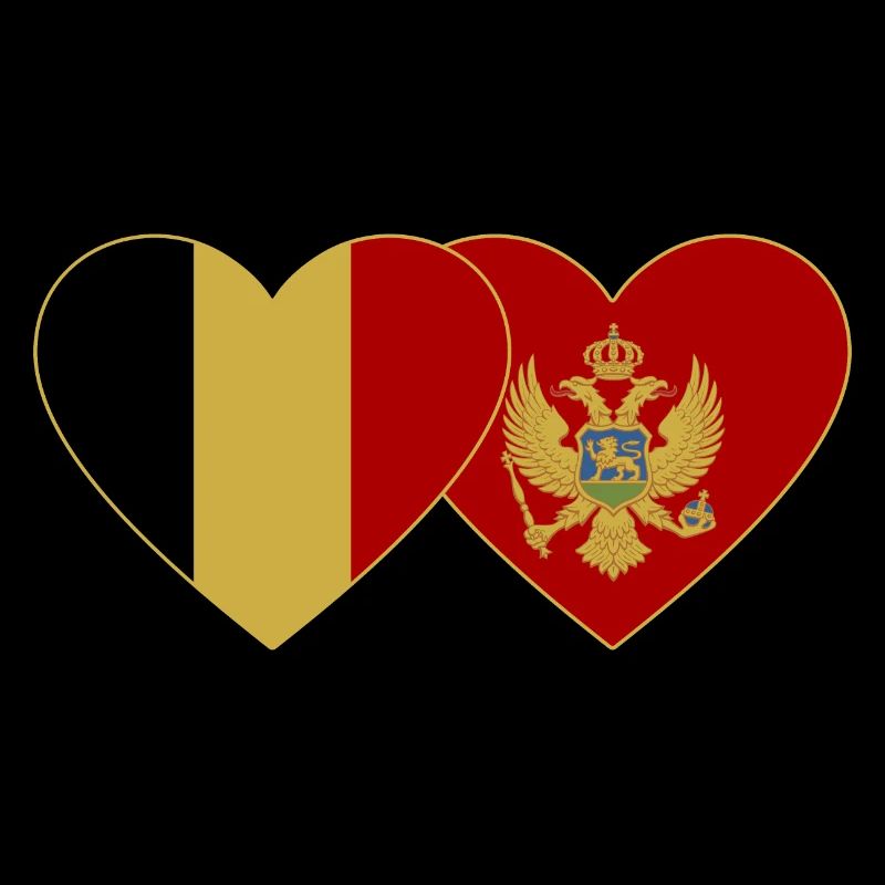 Belgique Drapeau du Monténégro