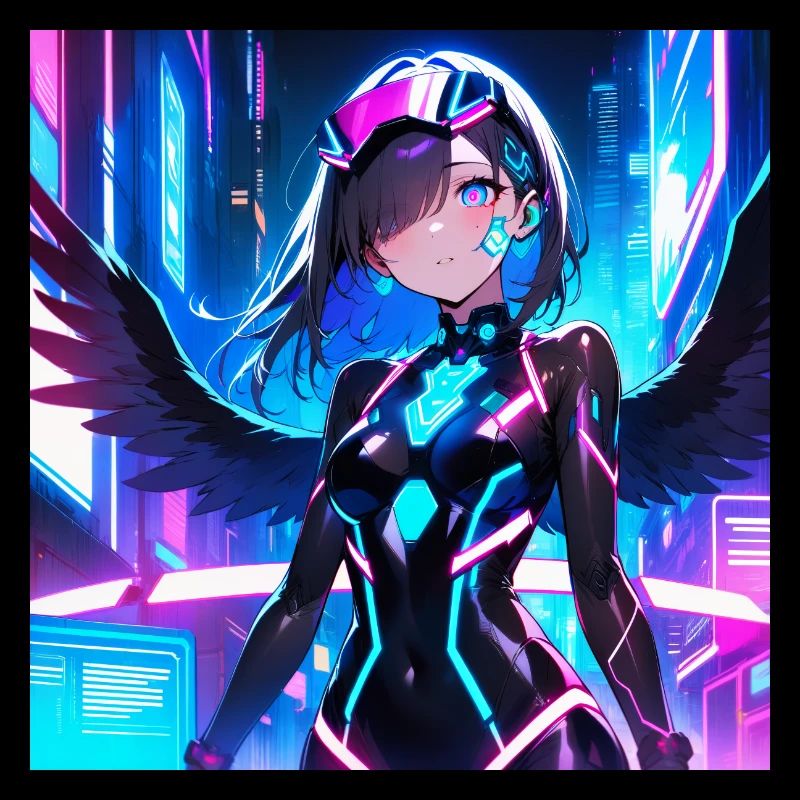 Cyber Engel Mädchen