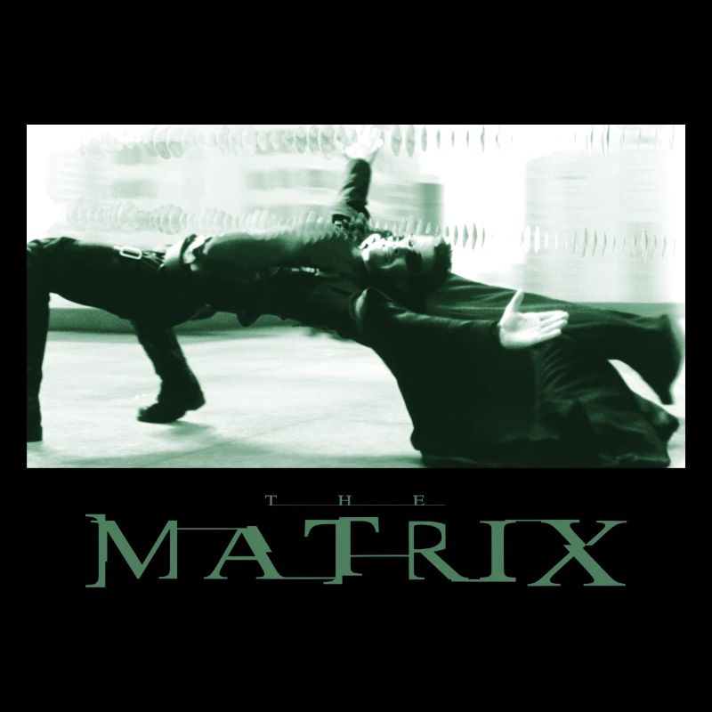 The Matrix Neo Dodging Bullets