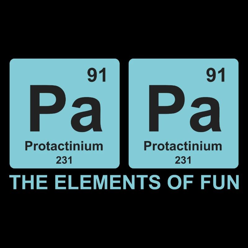 Papa Elemente Wissenschaft Geschenk Lustig Papa