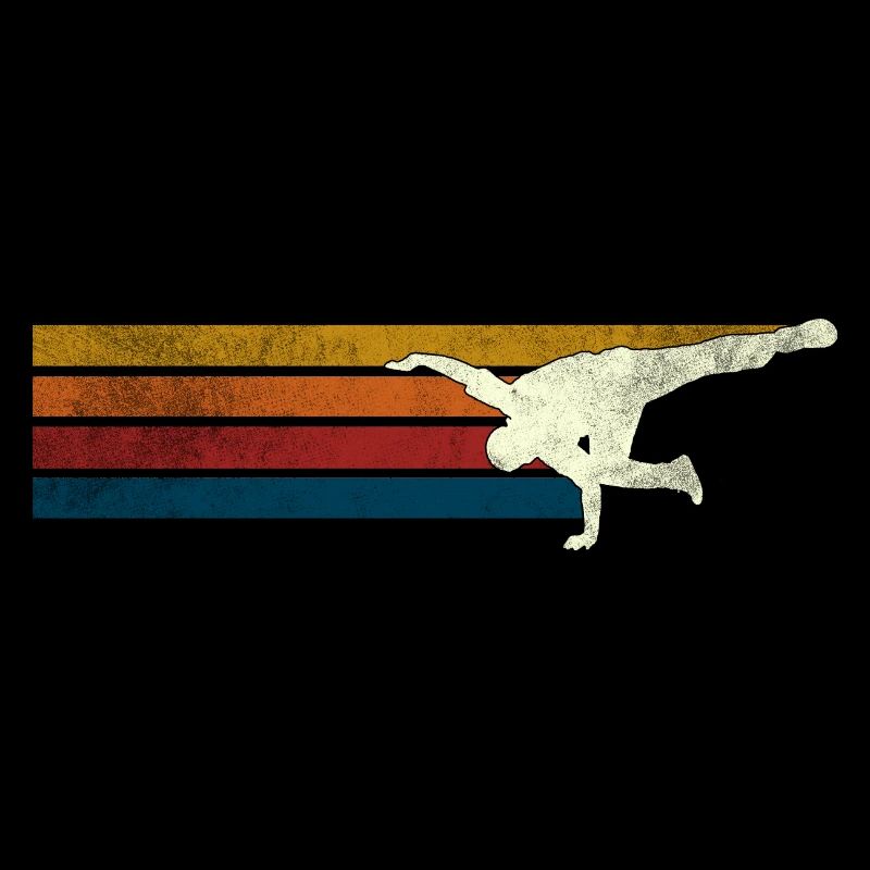Retro Breakdance Breakdancer