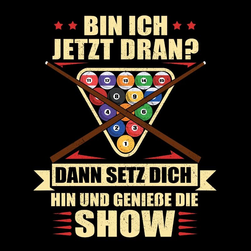Billard - Bin ich jetzt dran? Dann setz dich hin