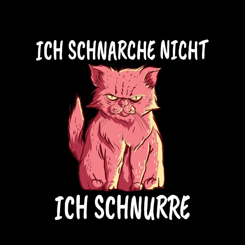 Schnarchen Mann Müde Schnarchnase Katze