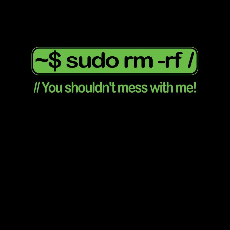 sudo rm -rf Programmeur Linux Racine de code Unix
