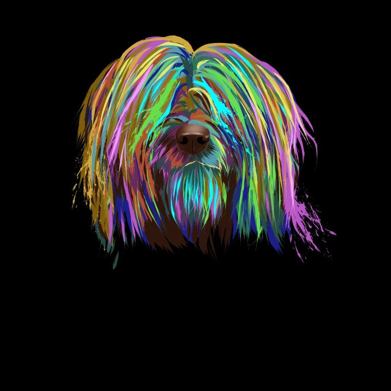 Chien De Couleur Briard