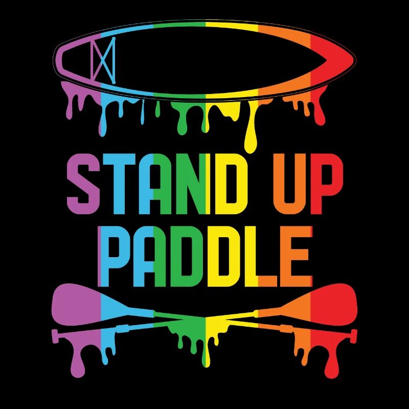 SUP Regenbogen - Stand Up Paddle Pride