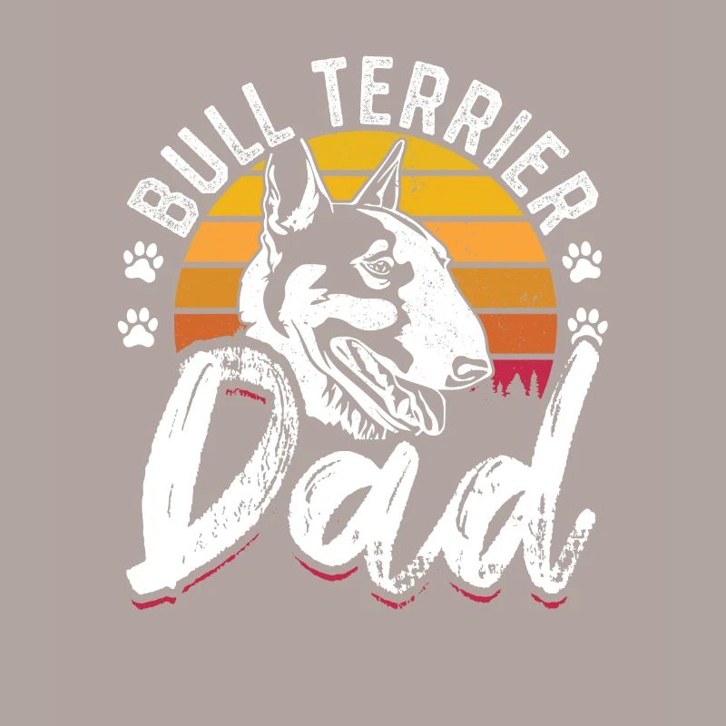 Bull Terrier Dad Geschenkidee Hunde