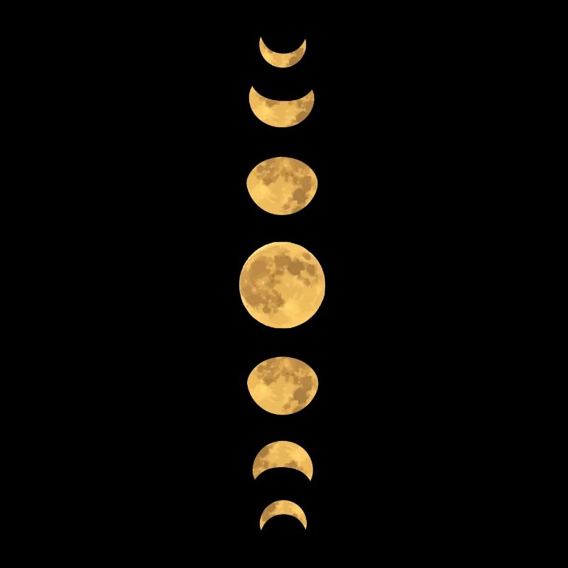 Lune phases astrologie lune jaune