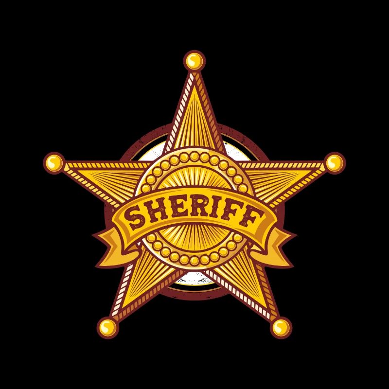Sheriff Offizier Sheriffstern Dienstmarke