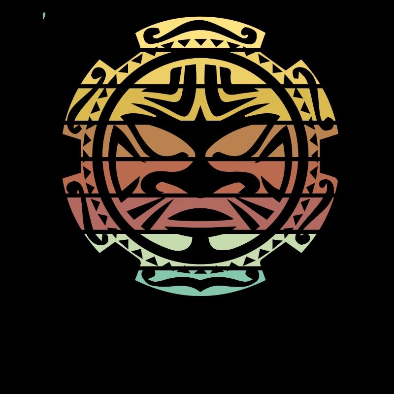 Tatouage soleil maori