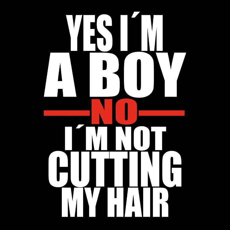Citation de cheveux longs garçon