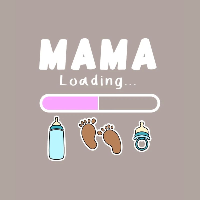 werdende Mutter - Mama wird geladen